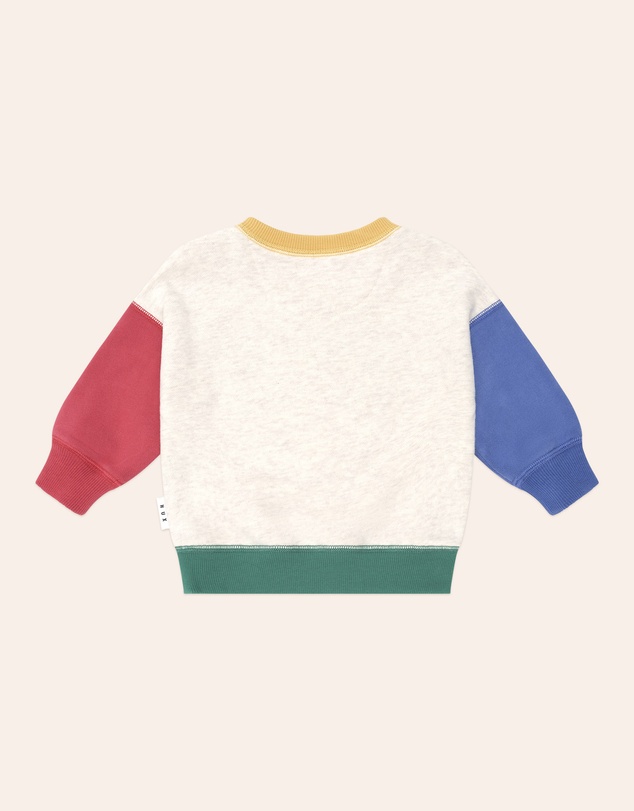 Huxbaby - Furry Huxbear Colour Block Sweat - Babies-Kids