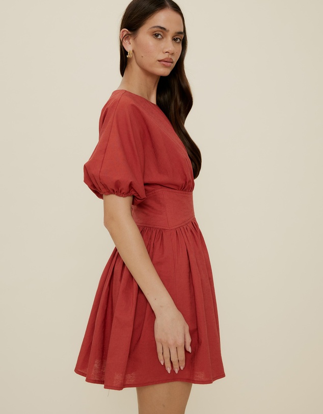 The Fated - Gallery Waisted Mini Dress
