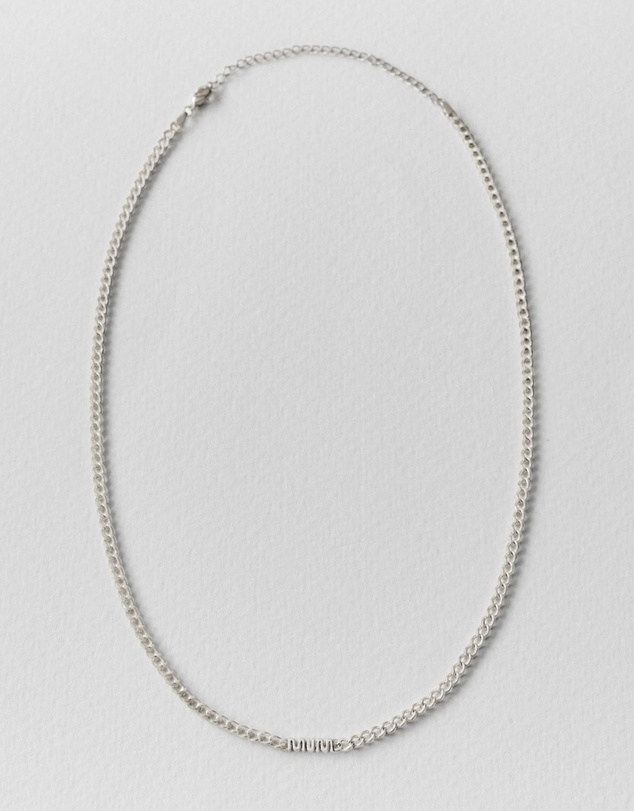 SAINT VALENTINE - MUM Chain Necklace - Silver
