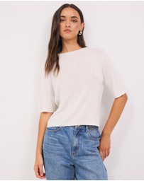 Calli - Hailey Soft Knit Tee