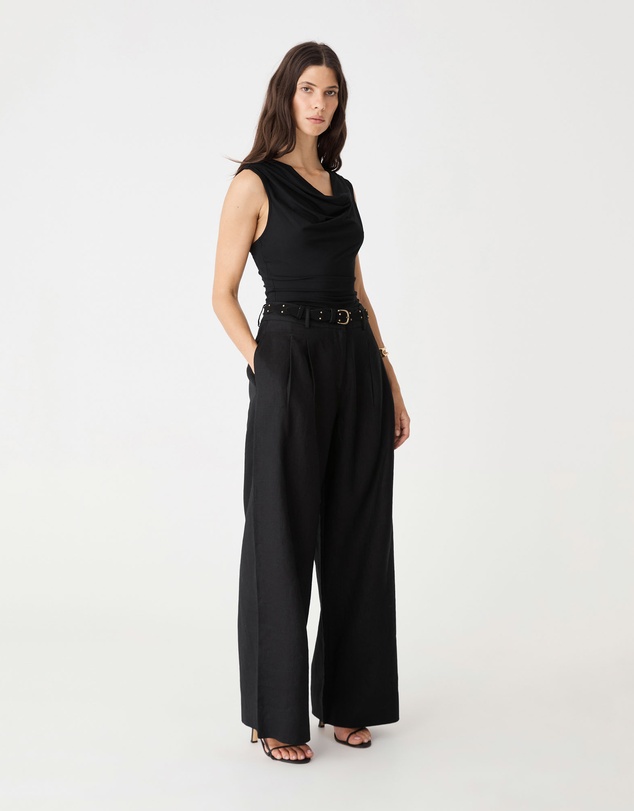 Forcast - Ami Wide Leg Linen Pants