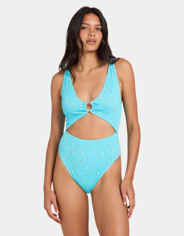 RVCA - Womens Rose Bud One Piece Swimsuit
