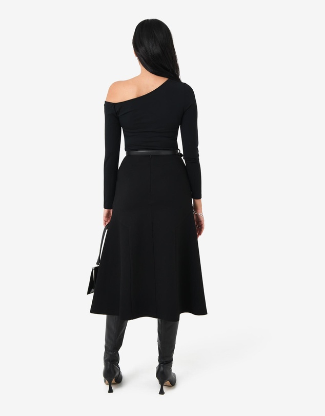 Forcast - Adele Side Panel Midi Skirt