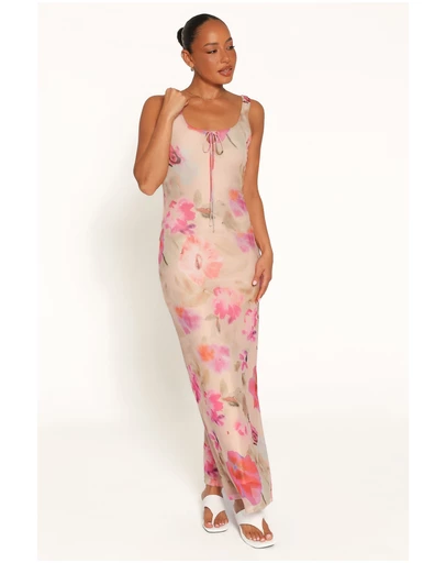 Petal & Pup - Avina Maxi Dress - Pink Floral