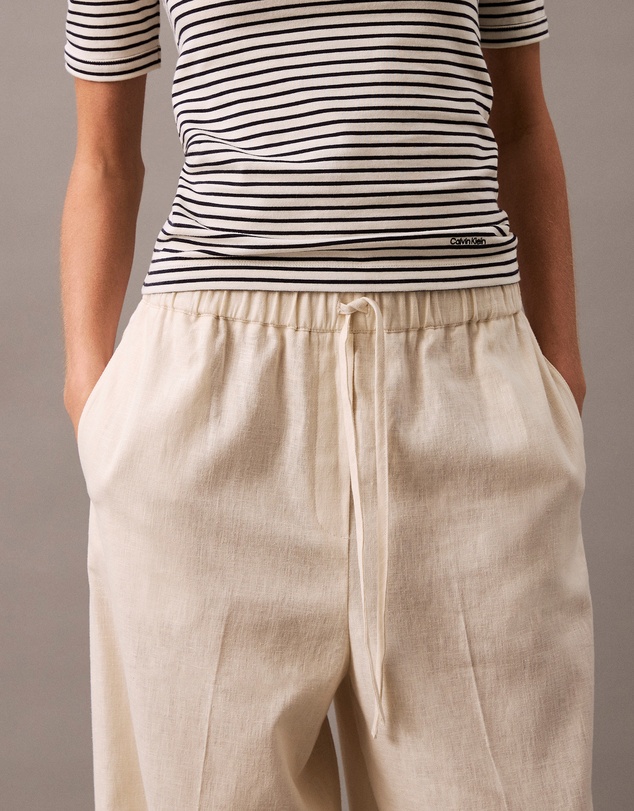 Calvin Klein - Relaxed Linen Cotton Pants