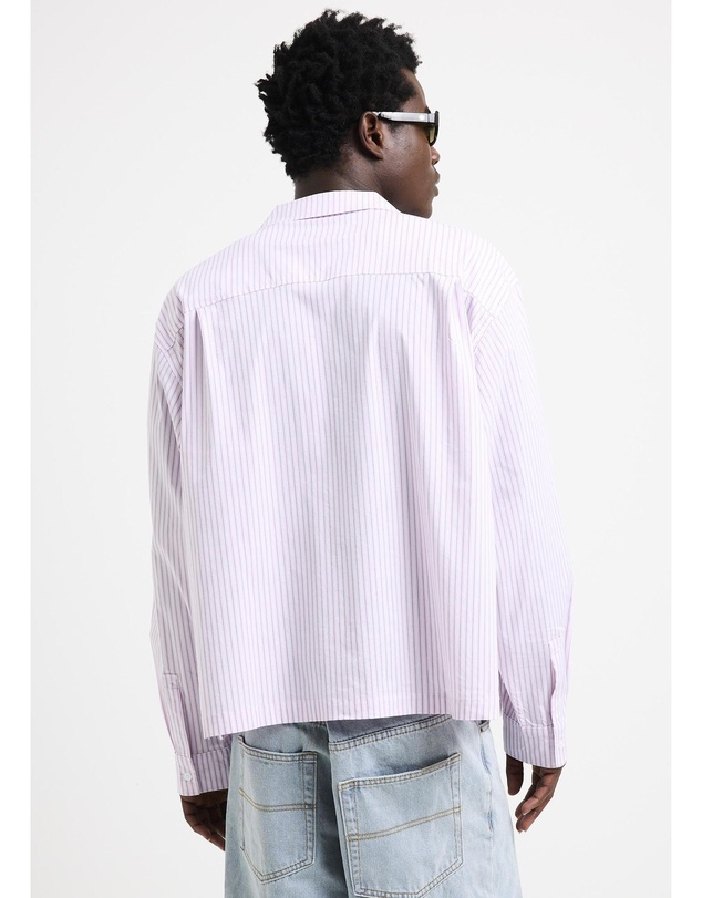 Arvust - Box Striped Long Sleeve Shirt