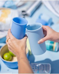 porter green - stegg | silicone unbreakable highball glasses