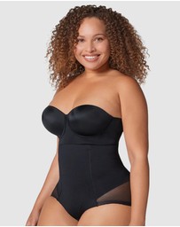 Leonisa - Sheer Highlight Extra-High Waist Butt-Lift Shaper Brief