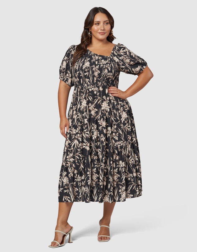 Something 4 Olivia - Ella Asymmetric Midi Dress