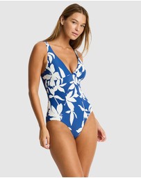 Sea Level Australia - Leilana Scoop Back Panel Line One Piece
