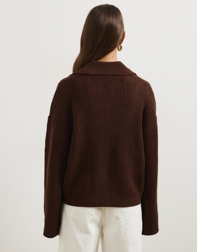 Atmos&Here - Nia Textured Knit Cardigan