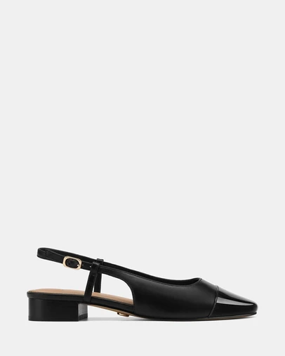 Wittner - Dame Dress Flats Black Leather