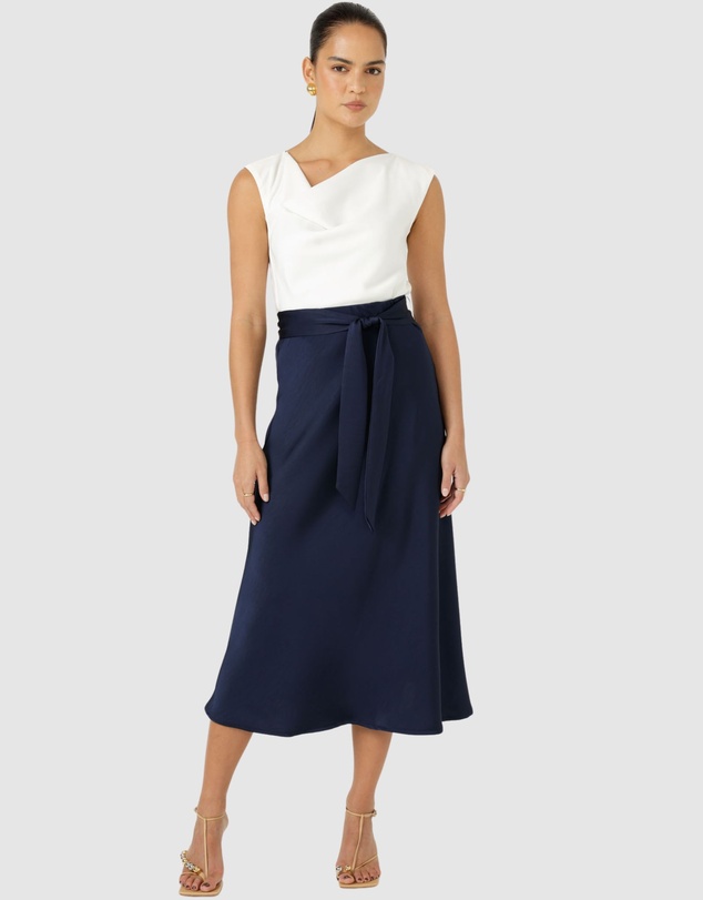 SACHA DRAKE - Luxe Bias Midi Skirt