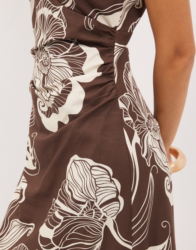 Calli - Gwen Floral Midi Dress