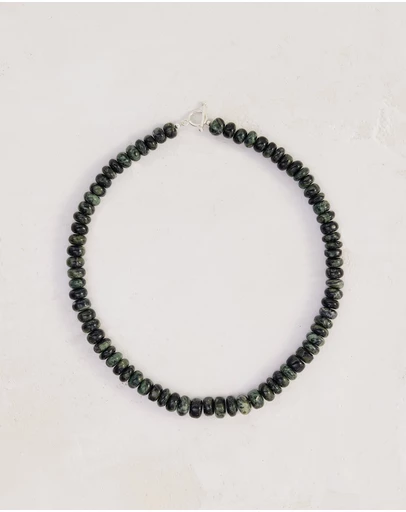 JUJU & CO - Green Jasper Necklace