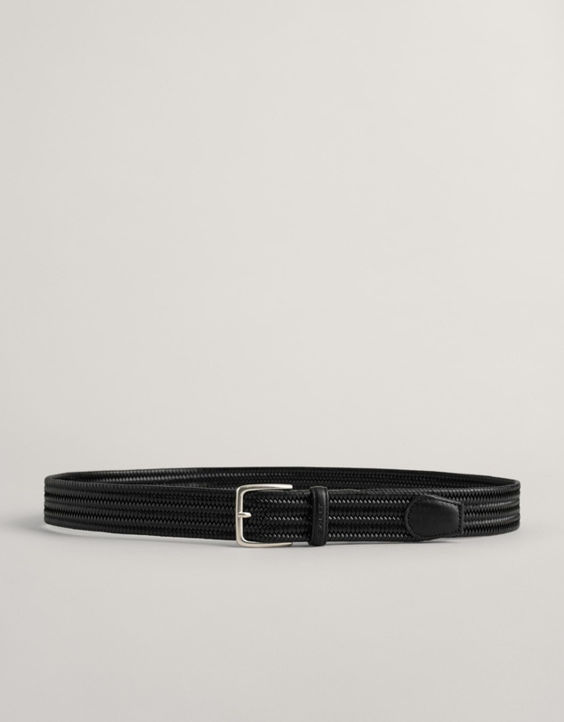 Gant - Leather Elastic Braided Belt
