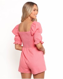 Petal & Pup - Lila Playsuit - Coral