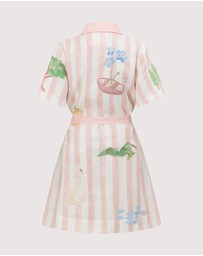 SMWR. by The Somewhere Co - Boat Days Mini Shirt Dress