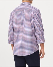 Van Heusen - Stretch Gingham Oxford Casual Shirt