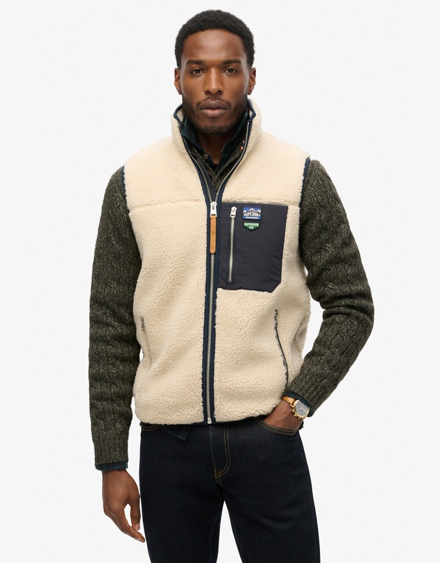 Superdry - Vintage Retro Fleece Gilet