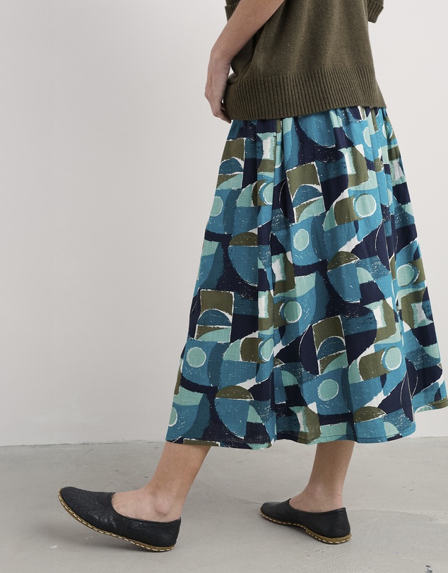 Seasalt - Seasalt Cornwall Blue Mevagissey Skirt