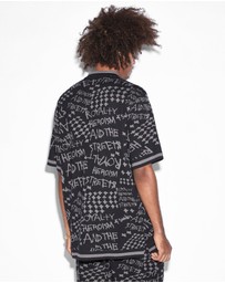 Ksubi - Heroism Knit Resort Ss Shirt Black