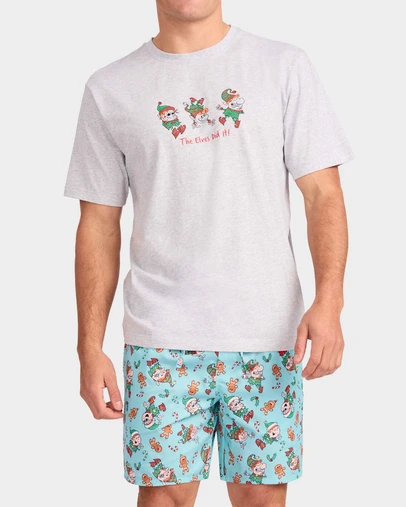 Mitch Dowd - Mitchdowd Elf Squad Cotton Pyjama Set