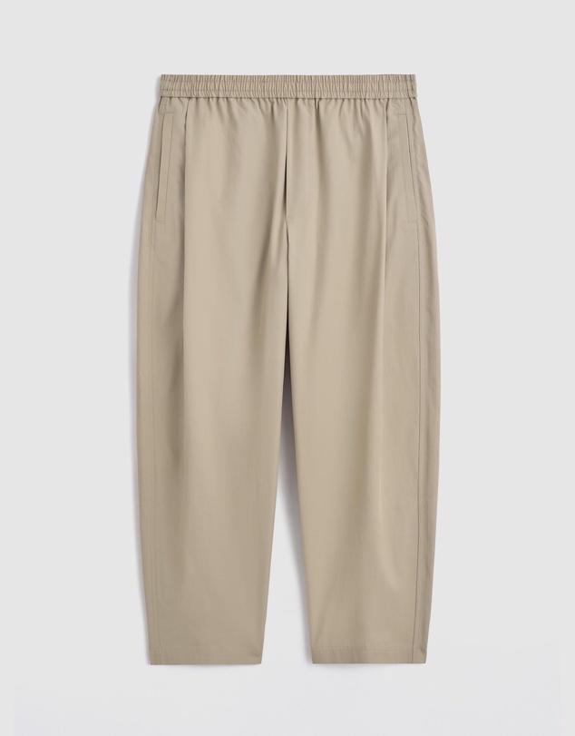 COS - Cropped Elasticated Relaxed-Fit Wide-Leg Trousers