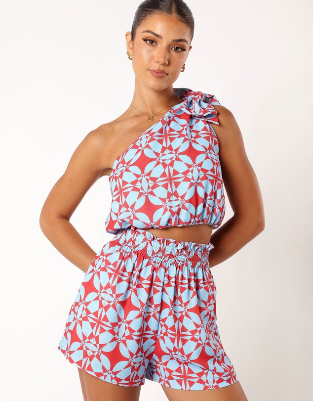 Petal & Pup - Gretel Short Set - Blue Red