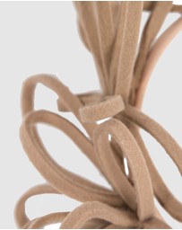 Max Alexander - Felt Beige Loops Fascinator