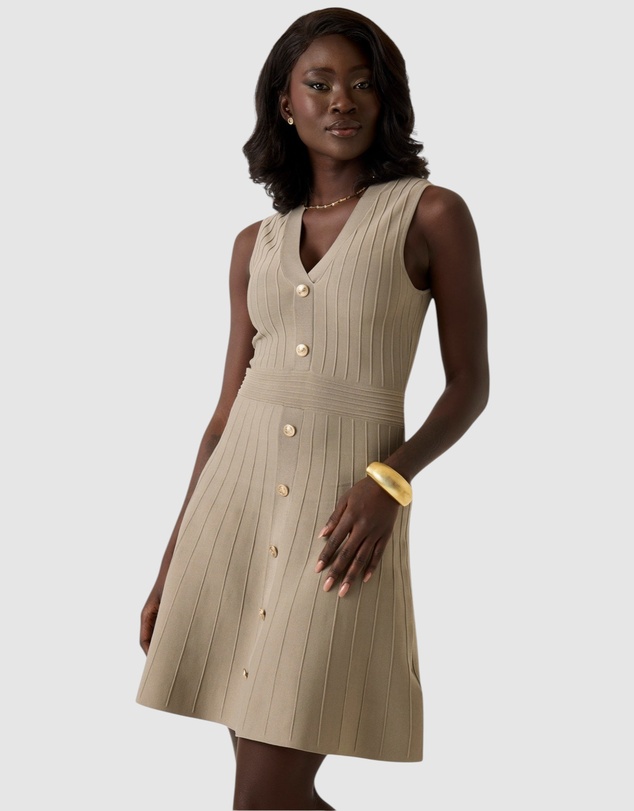 GUESS - Short Sleeve Amber Sweater Dress