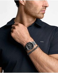 Michael Kors - Lexington Gunmetal Chronograph Watch Set