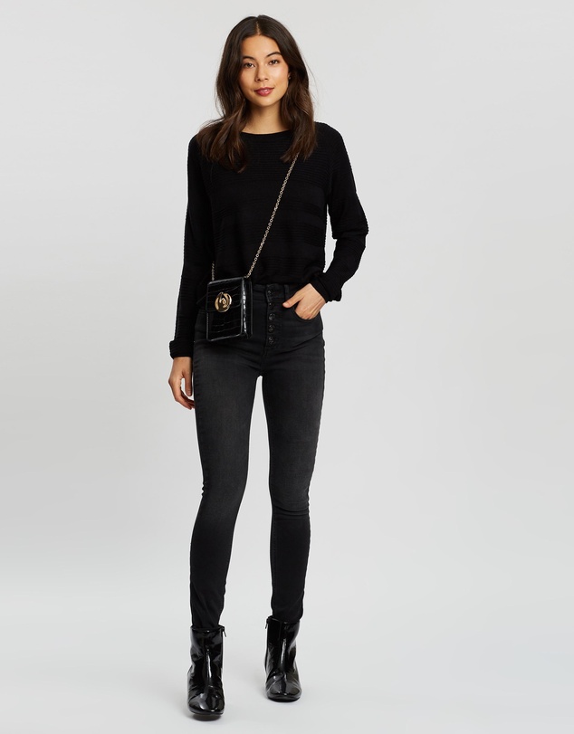 ONLY - Caviar Long Sleeve Pullover Knit
