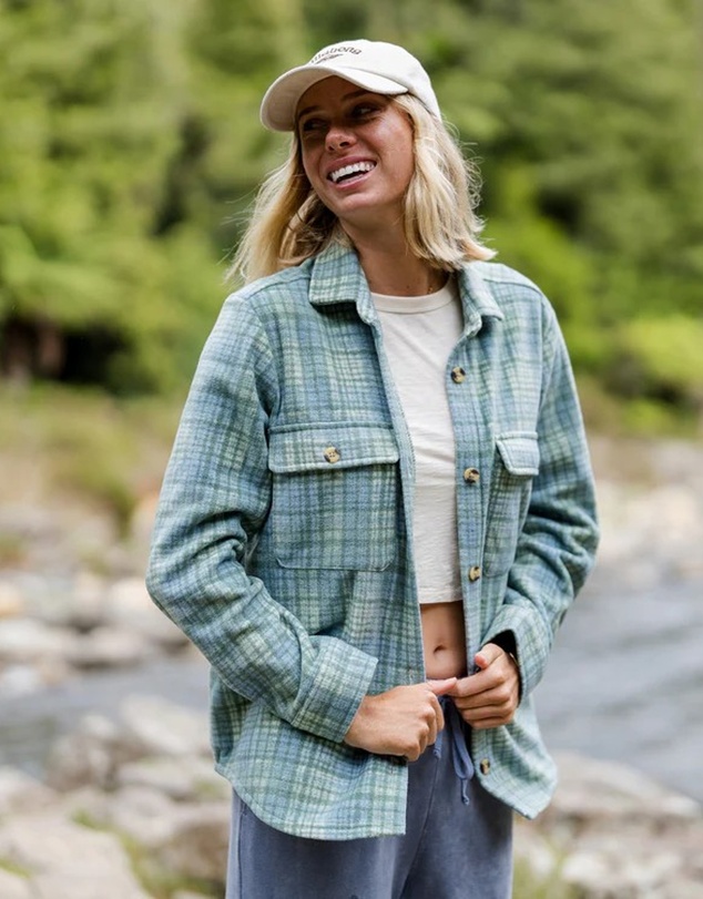 Billabong - Womens Forge Fleece Flannel Shirt