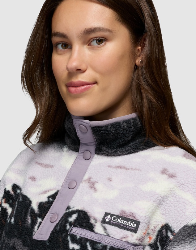 Columbia - Helvetia II Printed Cropped Half Snap Pullover