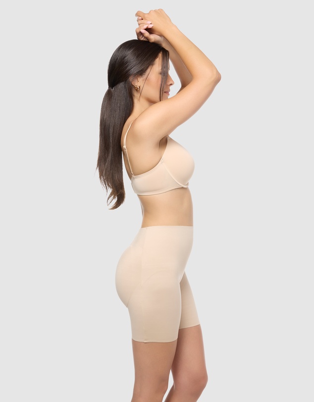 Cupid Fine Shapewear - Full Effect Padded Butt-Lift Thigh Shaper Short