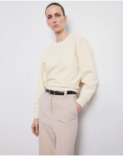 M.N.G - Round-Neck Cotton Sweatshirt