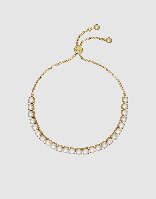 Ted Baker - Perrmel Pearl Adjustable Tennis Bracelet