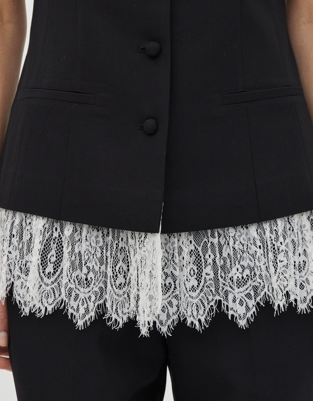 Third Form - Nocturne Lace Trim Vest