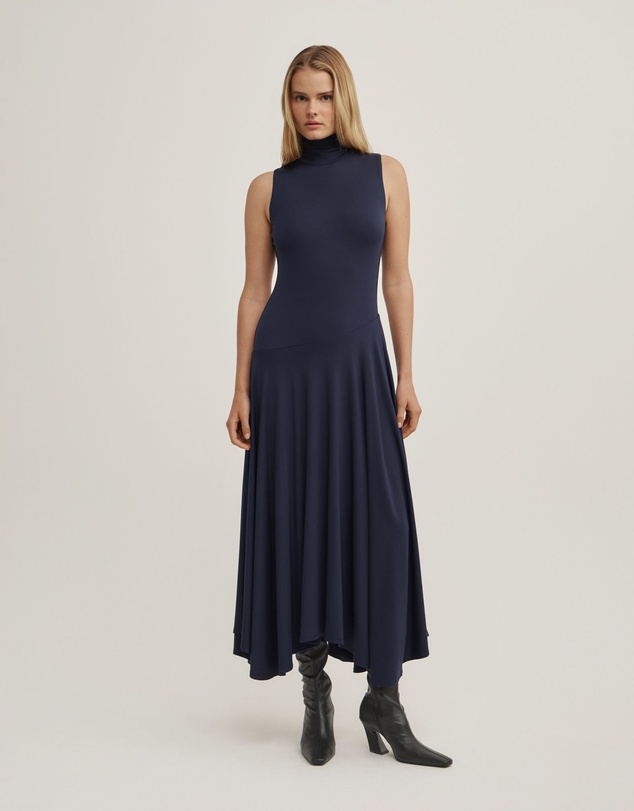 Witchery - High Neck Asymmetric Dress