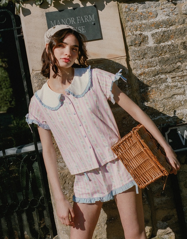 Chouchou Intimates - Primrose Short Sleeve Shirt