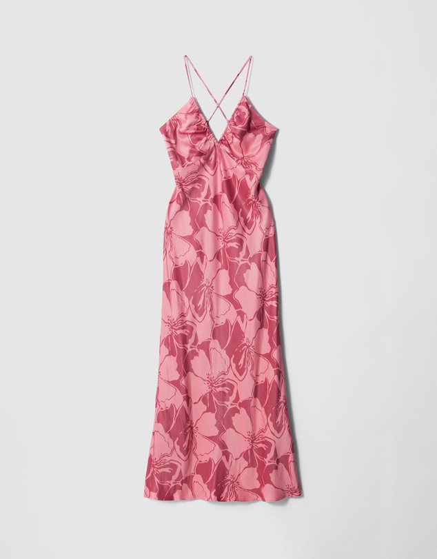 & Other Stories - Satin Slip Midi Dress