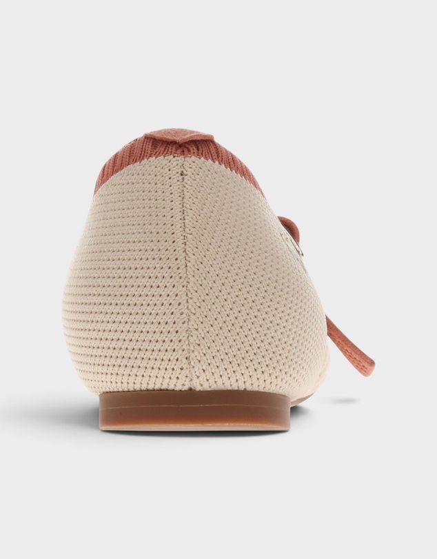 Mia Vita - Violet Open Knit Flat - Terracotta