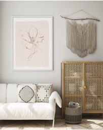 Olive et Oriel - Abstract Botanical Lily Art Print