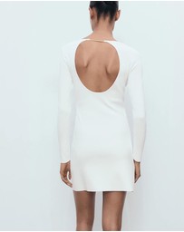 M.N.G - Open-Back Knitted Dress