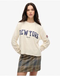 Superdry - Athletic Essential Graphic Long Sleeve Top