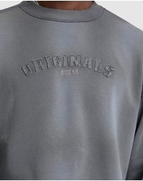 GUESS Originals - GUESS Originals Boxy Applique Crewneck Sweatshirt
