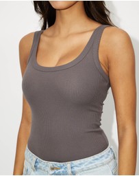 Dazie - Remi Ribbed Bodysuit