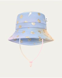 Huxbaby - Shell Foil Ombre Swim Hat - ICONIC EXCLUSIVE - Kids