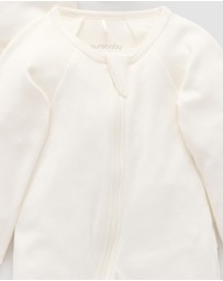 Purebaby - 2 Pack Zip Growsuit -Kids-Babies